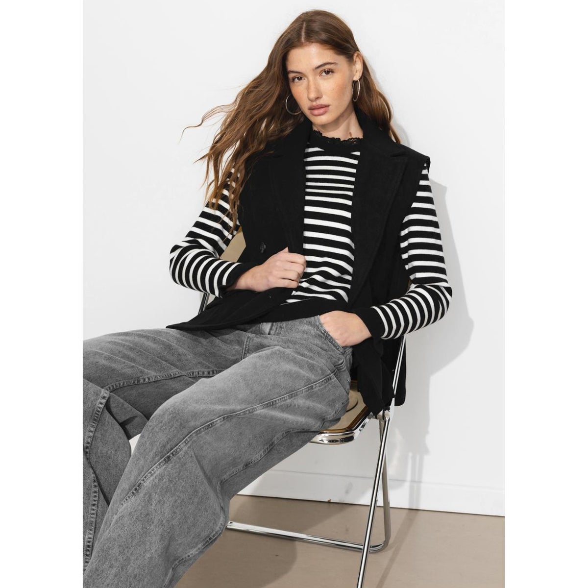 Blazer sans manches noir, PROMOD