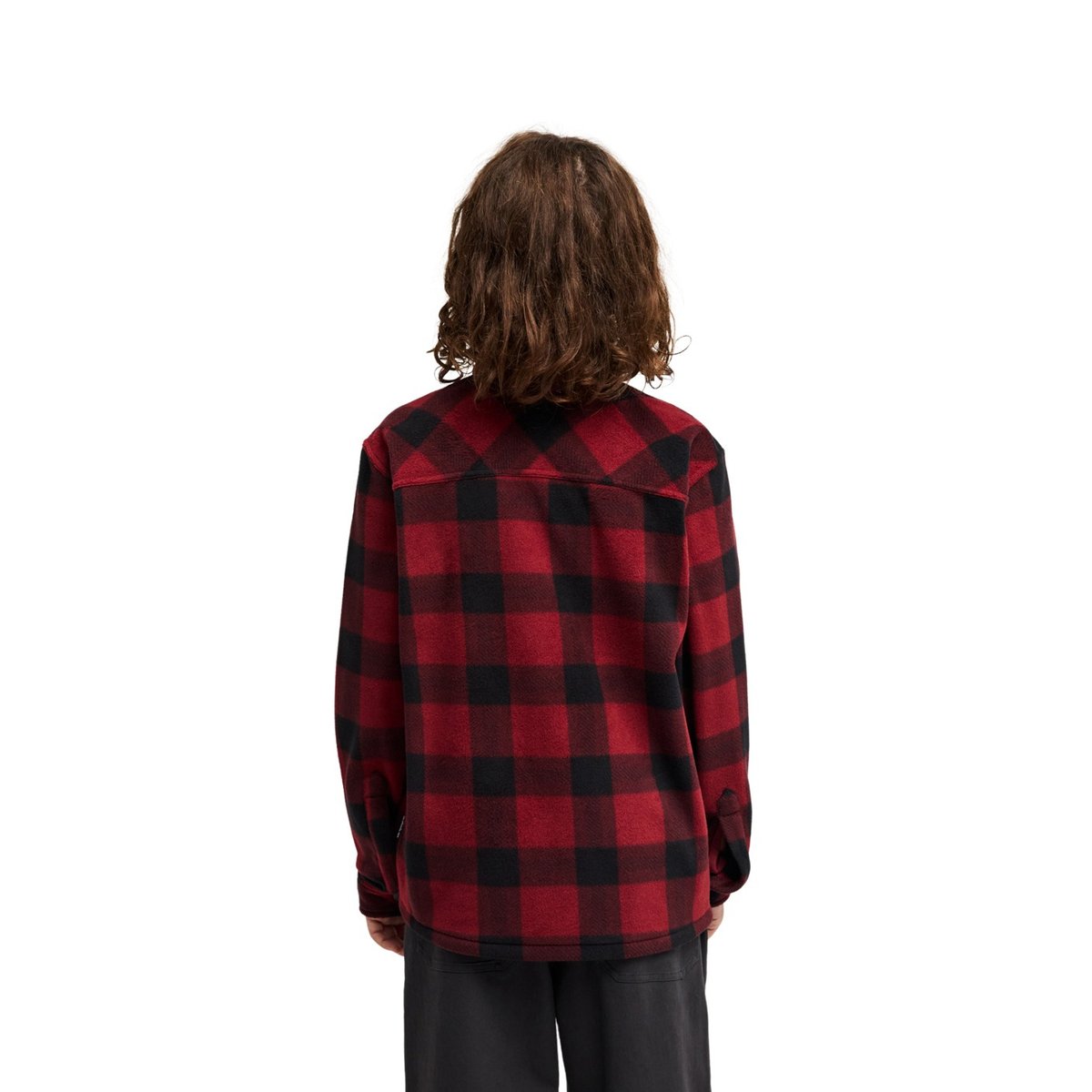 Chemise à carreaux manches longues VENTURE POLAR rouge venture polar oxblood, QUIKSILVER