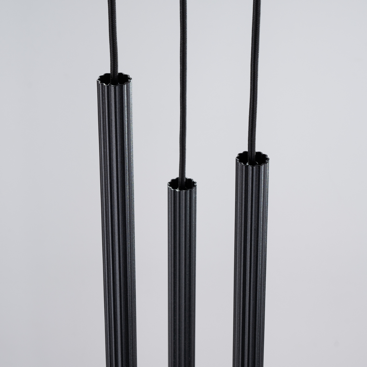 Lustre Acier Noir G9 3 Arche noir, EDEN