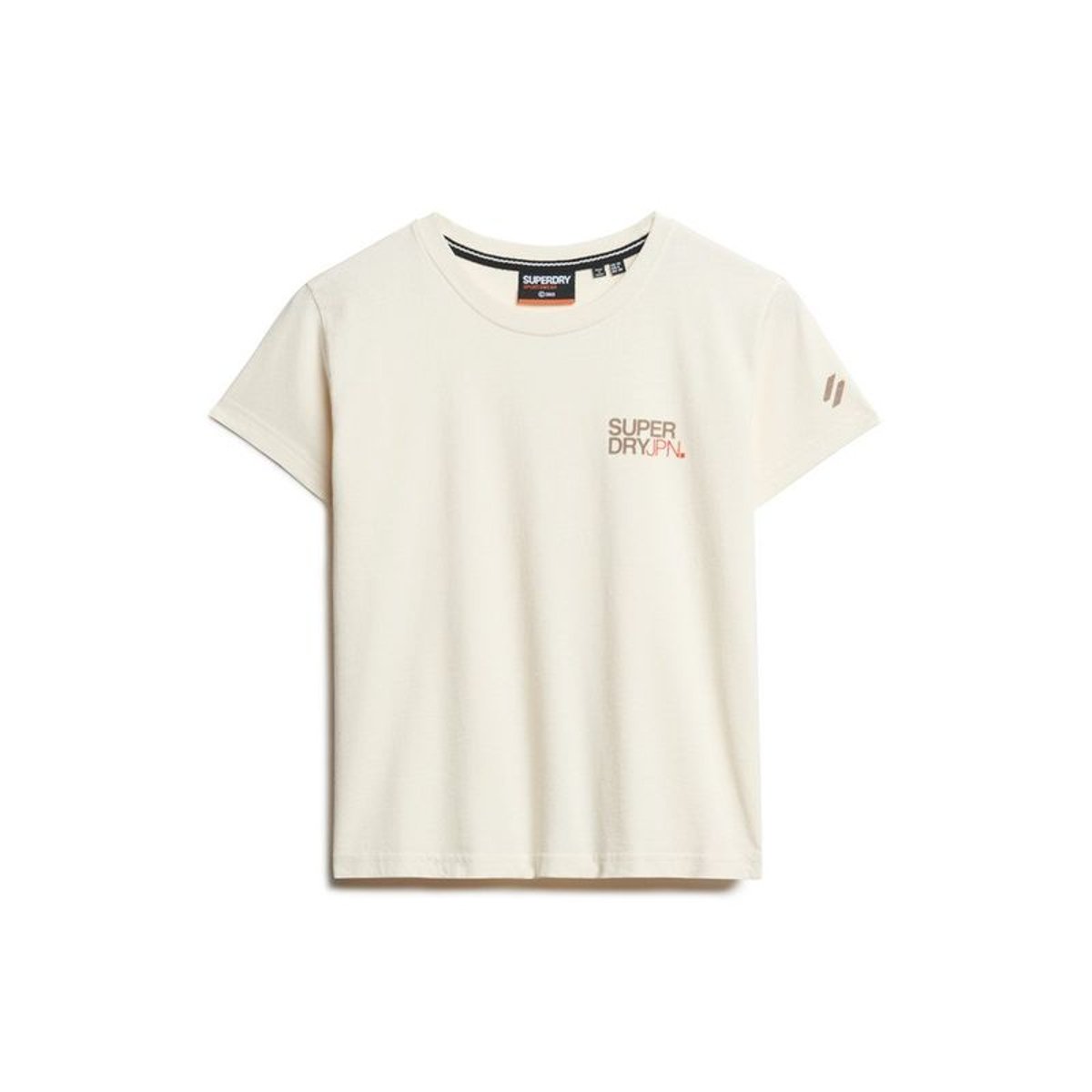 T-shirt ajusté Sportswear Logo riz blanc, SUPERDRY