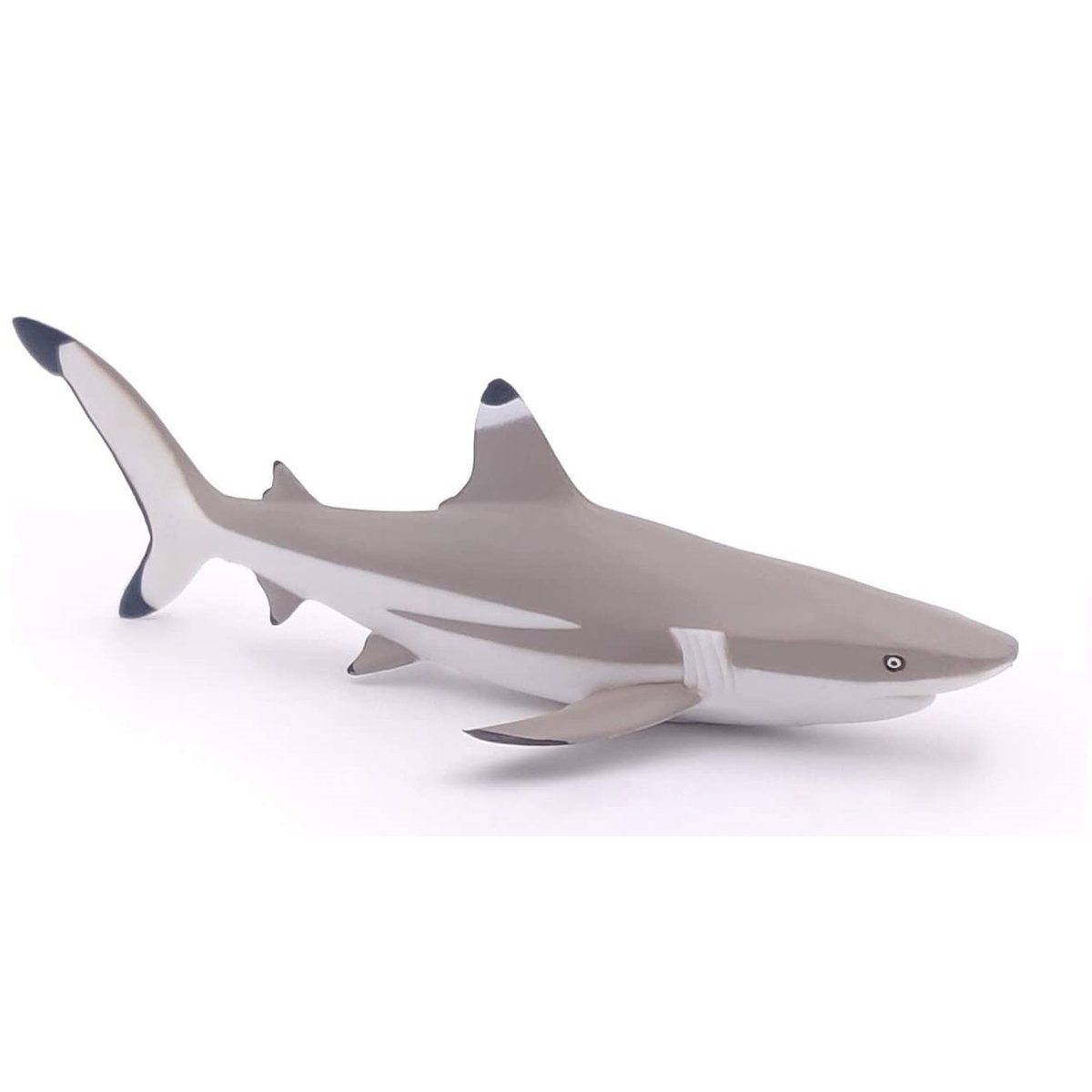 Figurine Requin à pointes noires gris, PAPO