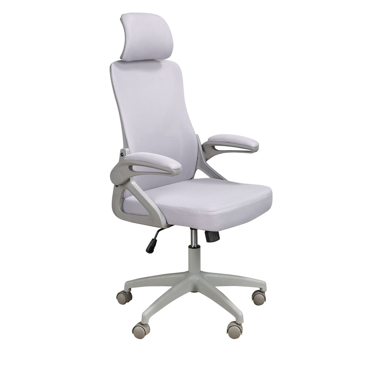 Fauteuil de bureau pivotant tissu gris, ANGEL CERDA