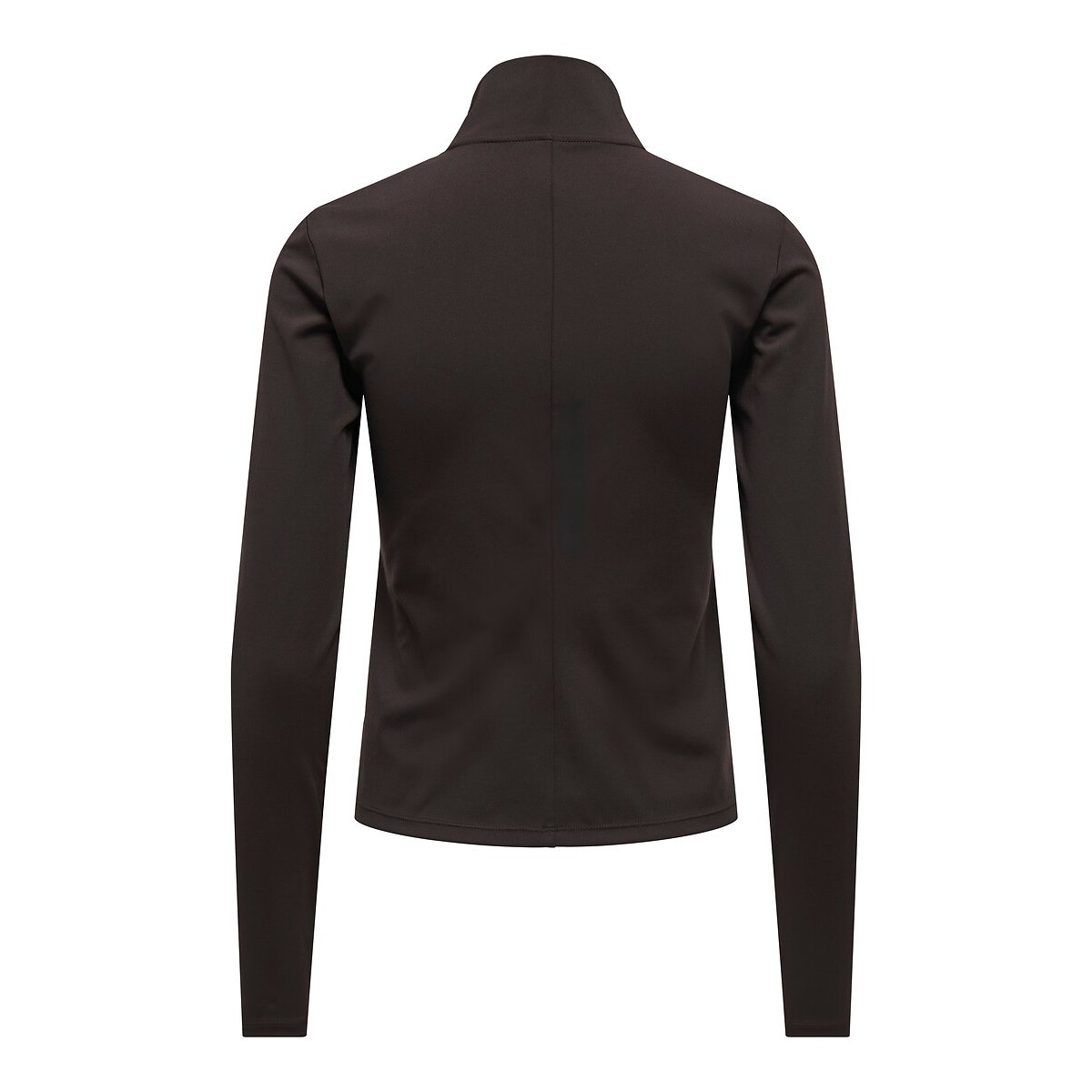 Chaqueta deportiva con cremallera chocolate, ONLY PLAY