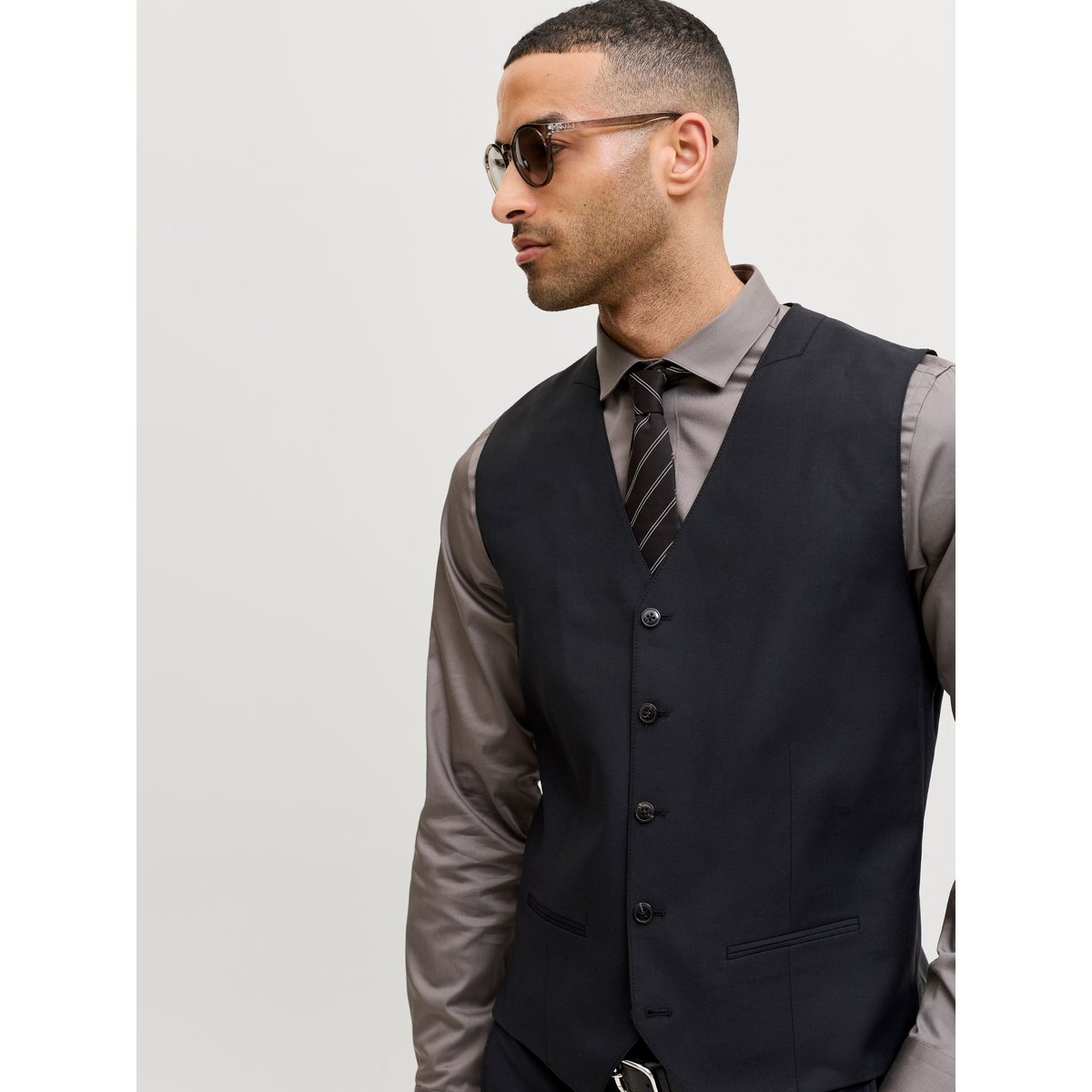 Gilet black 1, JACK & JONES