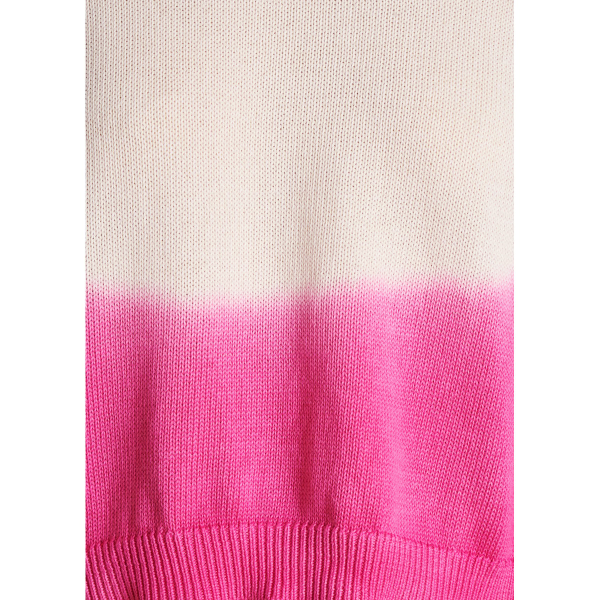 Pull court en coton imprimé dip dye tropical, LA FEE MARABOUTEE
