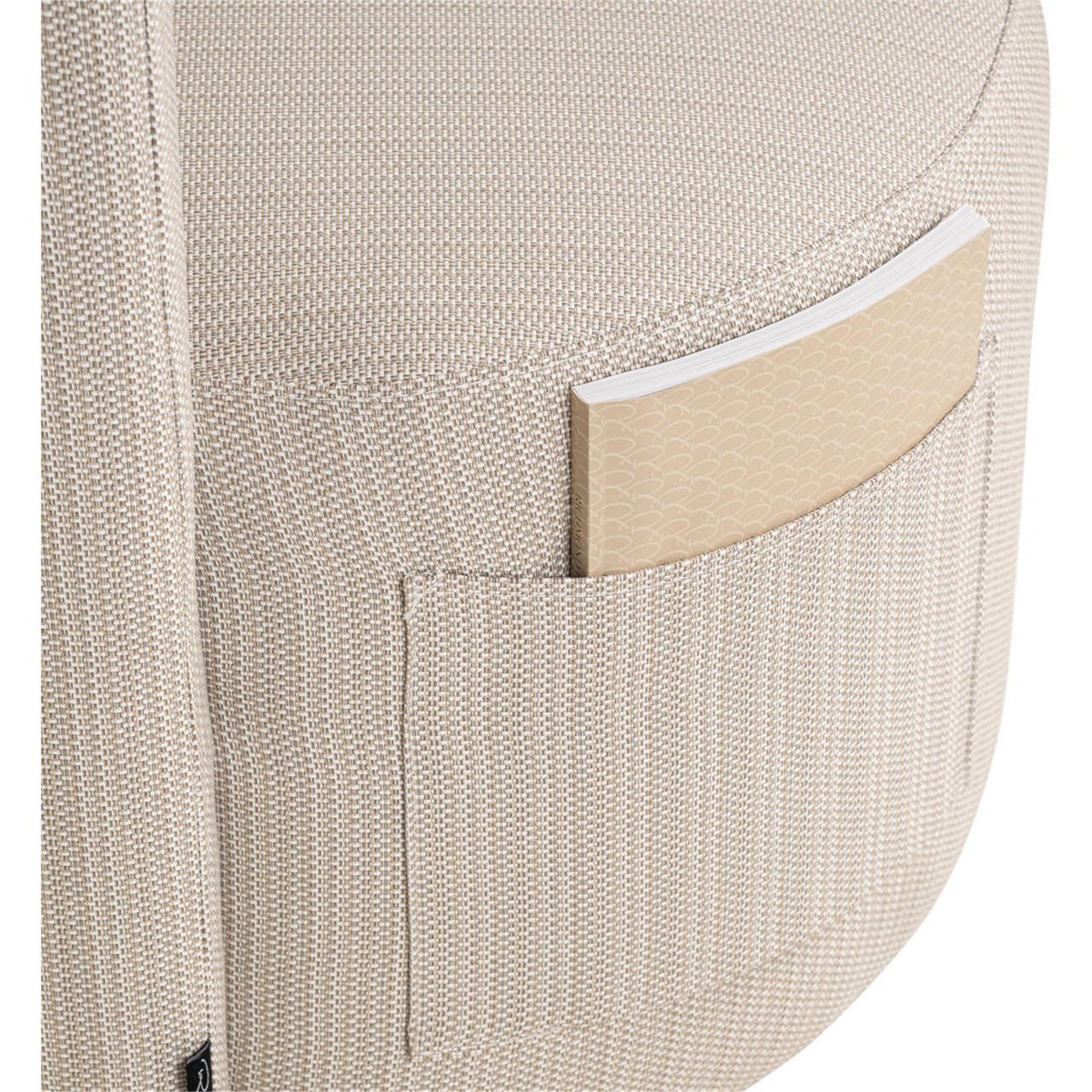 Chaise de repas outdoor pivotante beige, RECOLLECTION
