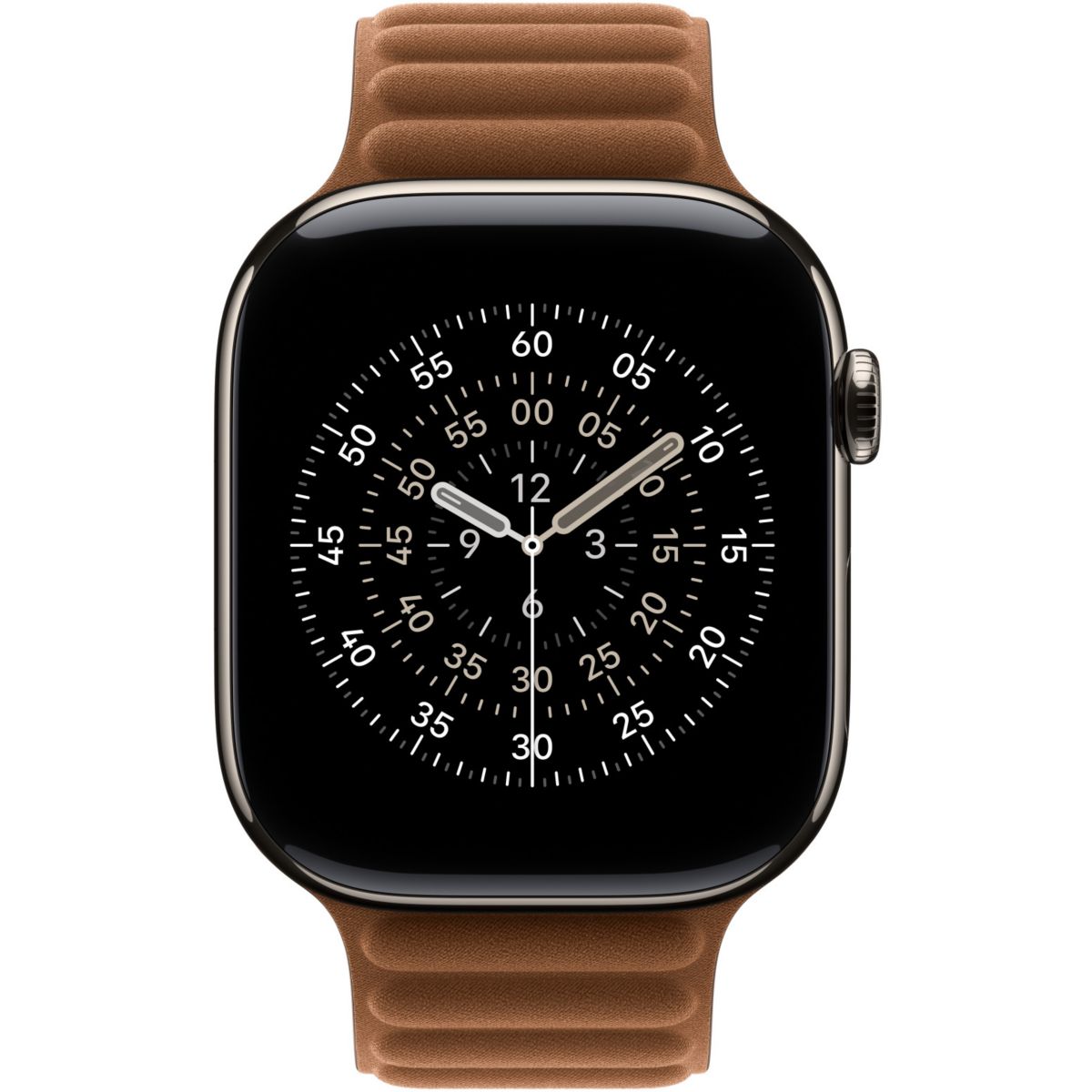 Bracelet 46 mm - S/M à maillons magnétique carame marron, APPLE
