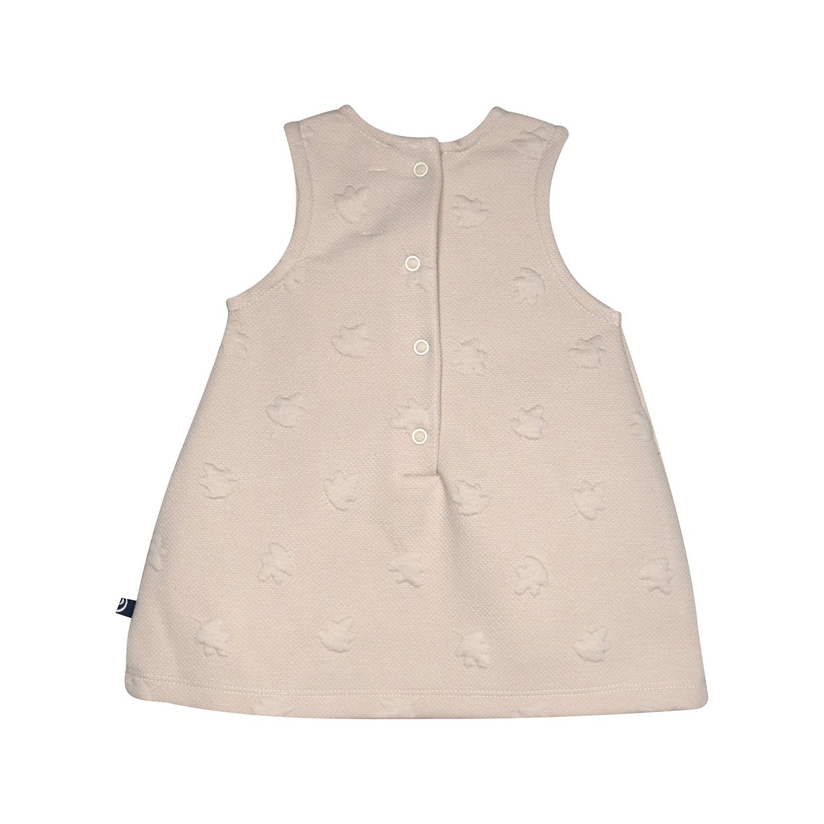 Tshirt robe soline maille bebe beige, SUCRE D'ORGE