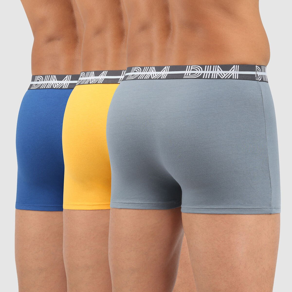 Pack of 3 Powerful Hipsters blue+grey+yellow, DIM