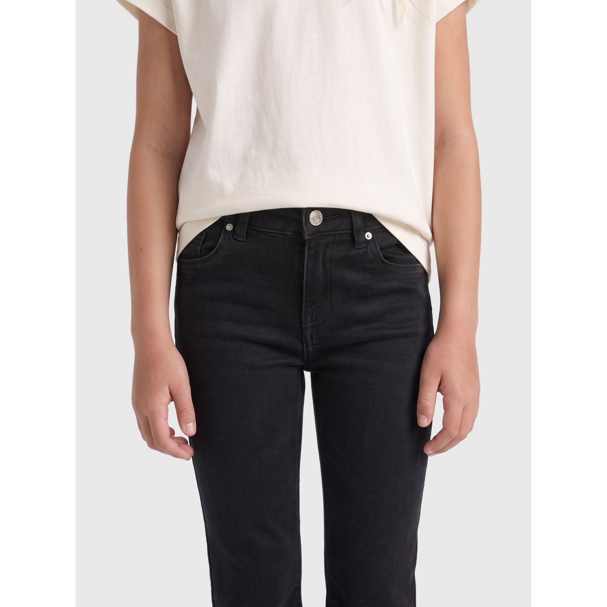 Jean Flared black denim, KIDS ONLY