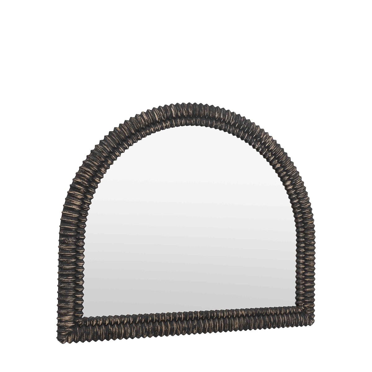 100x120cm Pinico Overmantle Arch Mirror black, ÉDITÉ