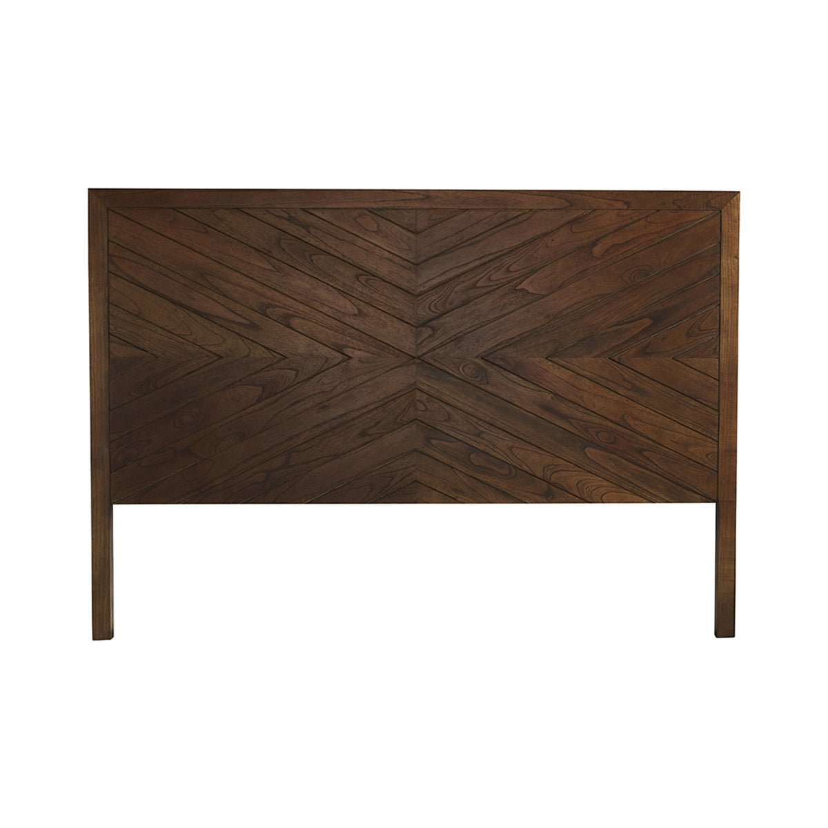 Tête de lit en bois massif finition noyer 160 cm  EUGENE marron, BERAH GETAH