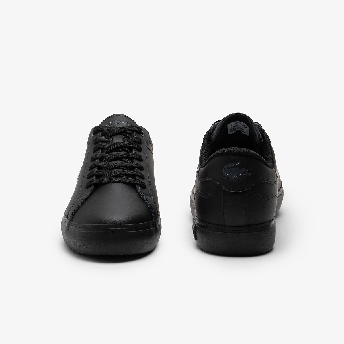 Baskets basses Powercourt noir, LACOSTE