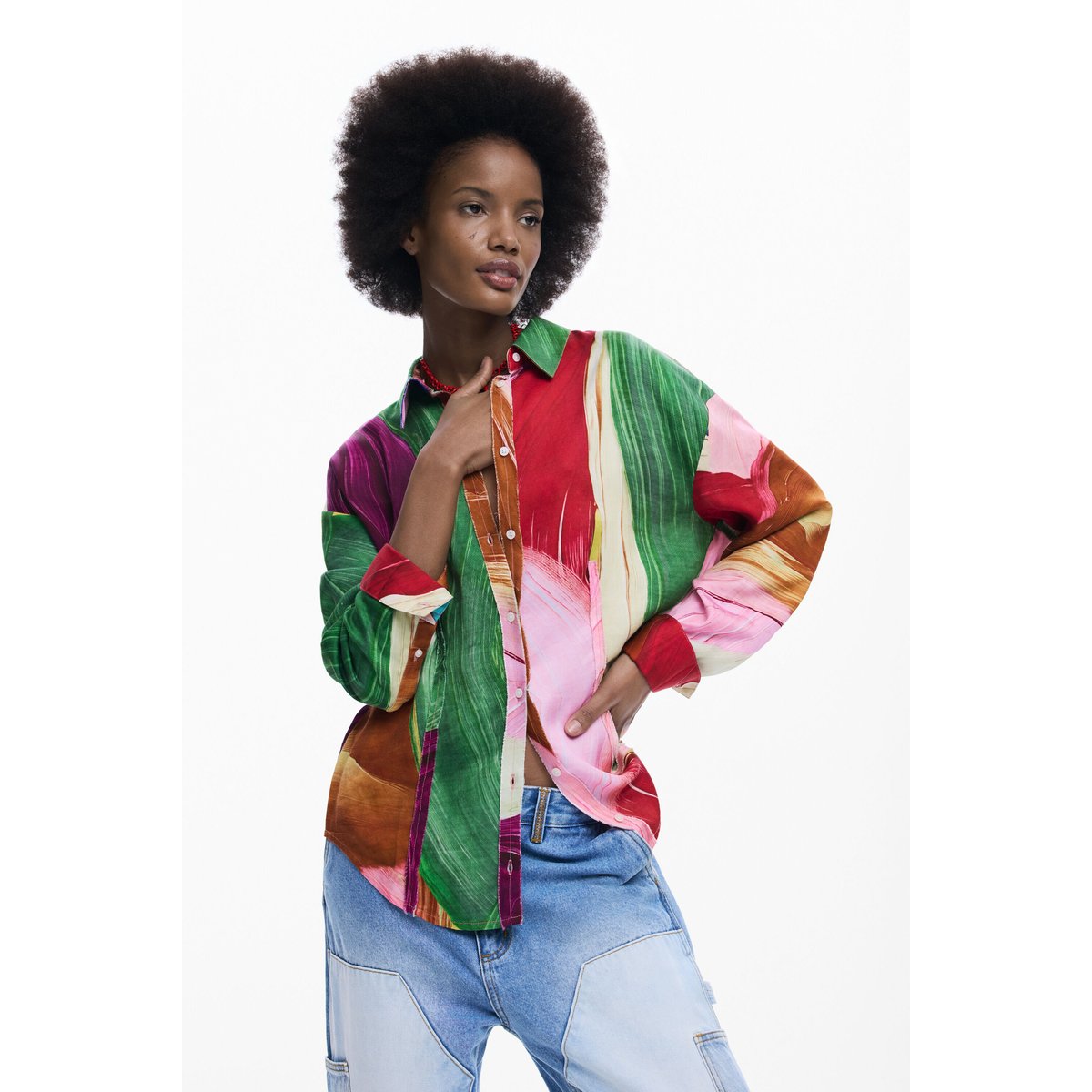 Chemise imprimée multicolore, DESIGUAL