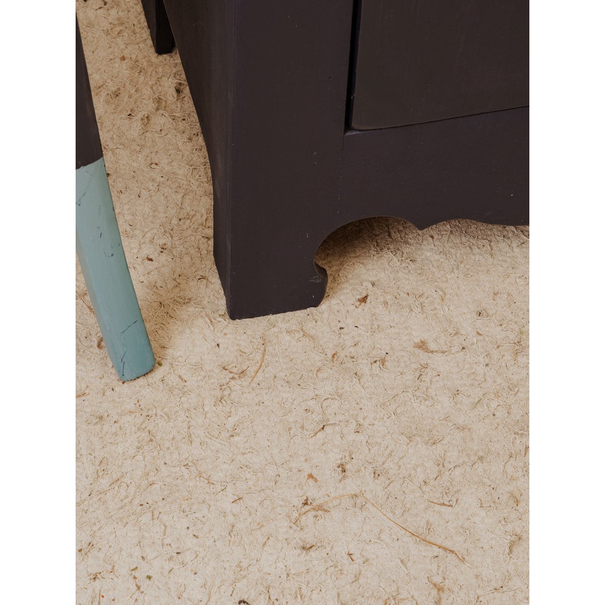 Petit buffet en bois bleu foncé Gilbert N°1783 - Bon état bleu foncé, DEBONGOUT