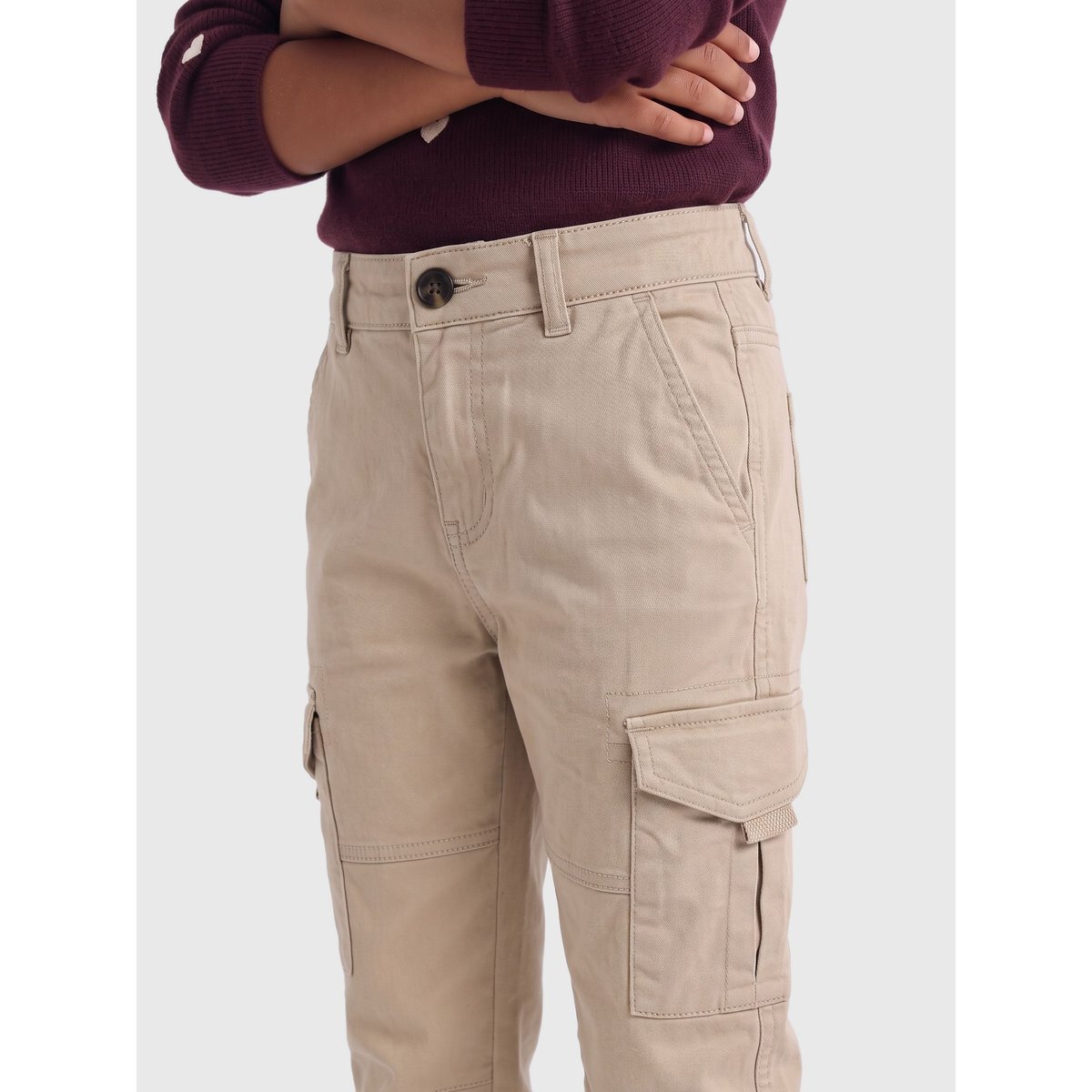 Pantalon Cargo white pepper, KIDS ONLY