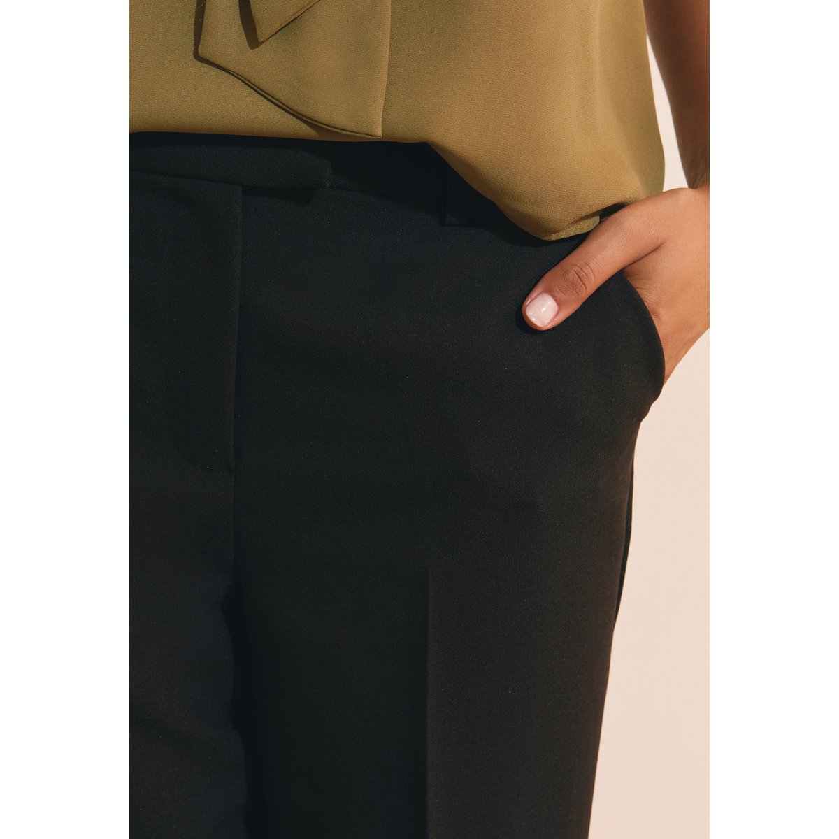 Pantalon droit JULIA noir, ETAM