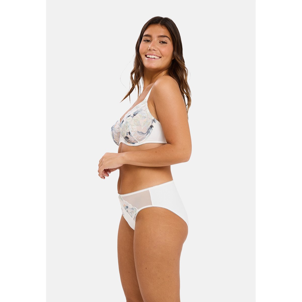 Slip ROSA FANTAISIE aquarelle florale claire, SANS COMPLEXE