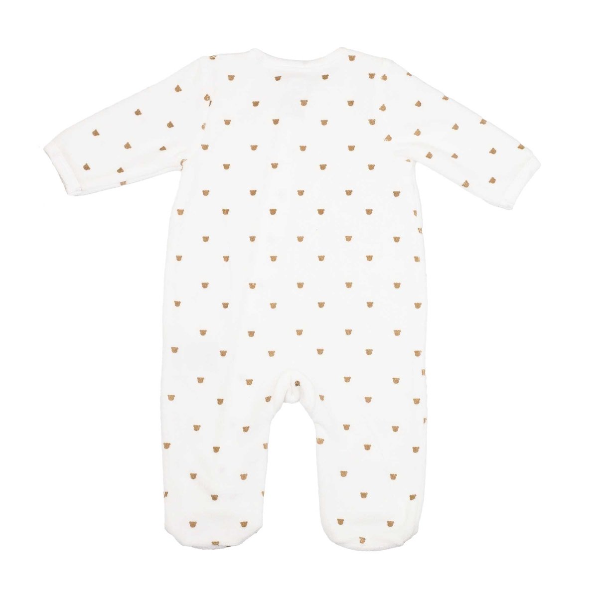 Pyjama bébé en coton - Tête d'ourson crudo, TROIS KILOS SEPT