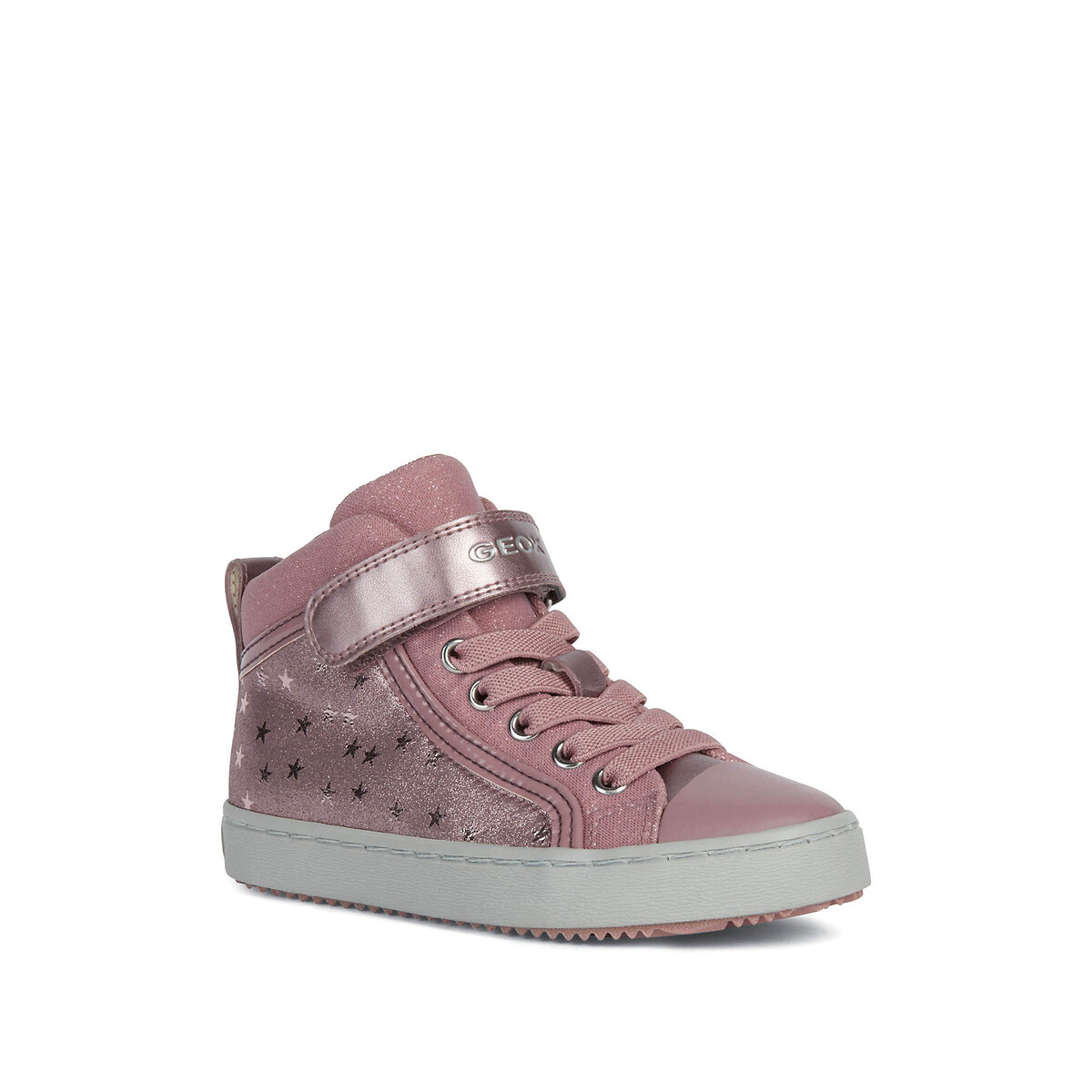 Zapatillas de caña alta Kalispera rosa , GEOX