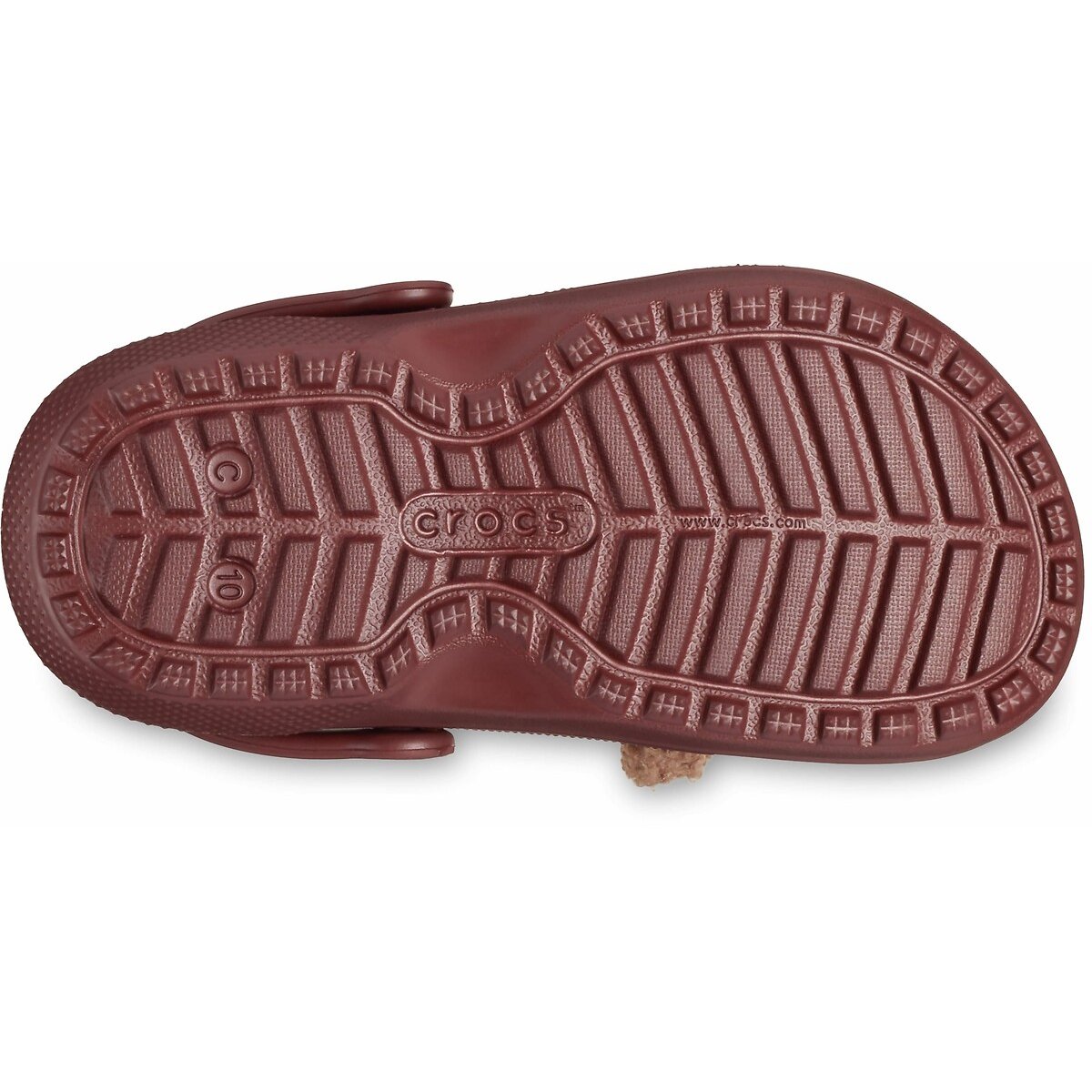 Kids' IAM Brownbear Clogs with Faux Fur Lining brown, CROCS