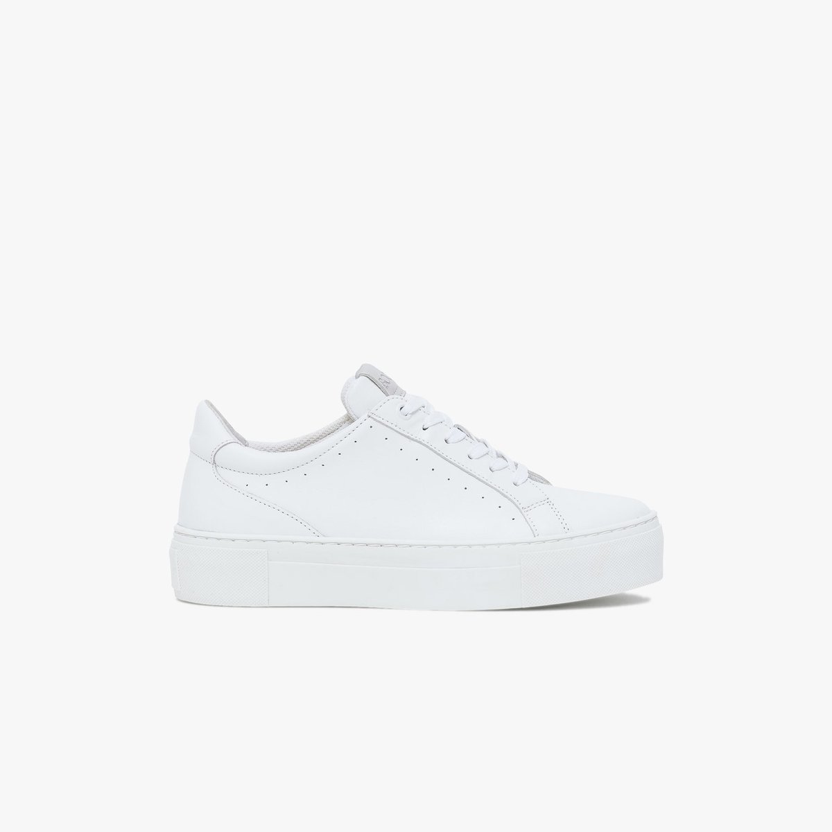 Basket en cuir LIZON blanc, BOCAGE