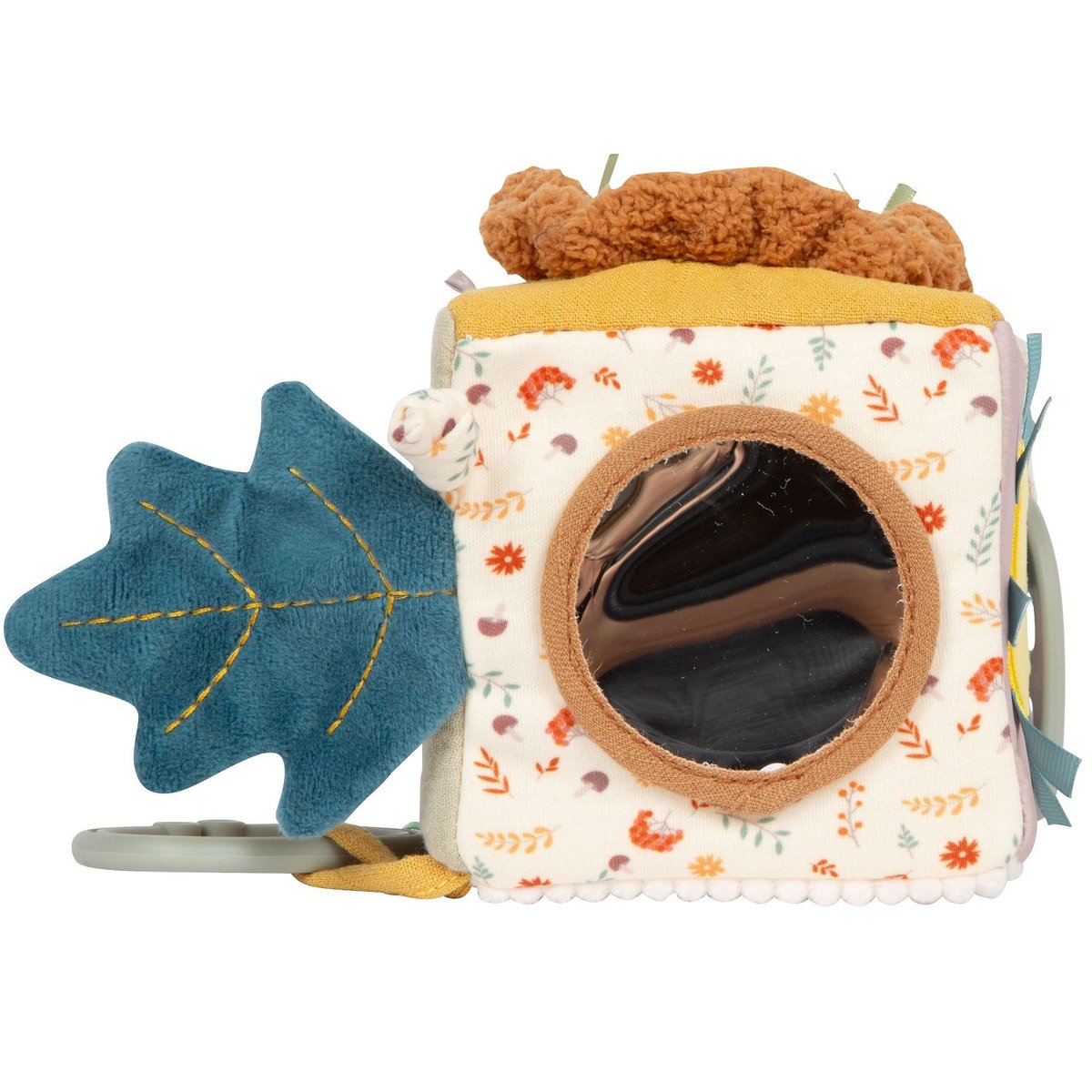 Cube de jeu en tissu LITTLE LION jaune, SMALL FOOT COMPANY