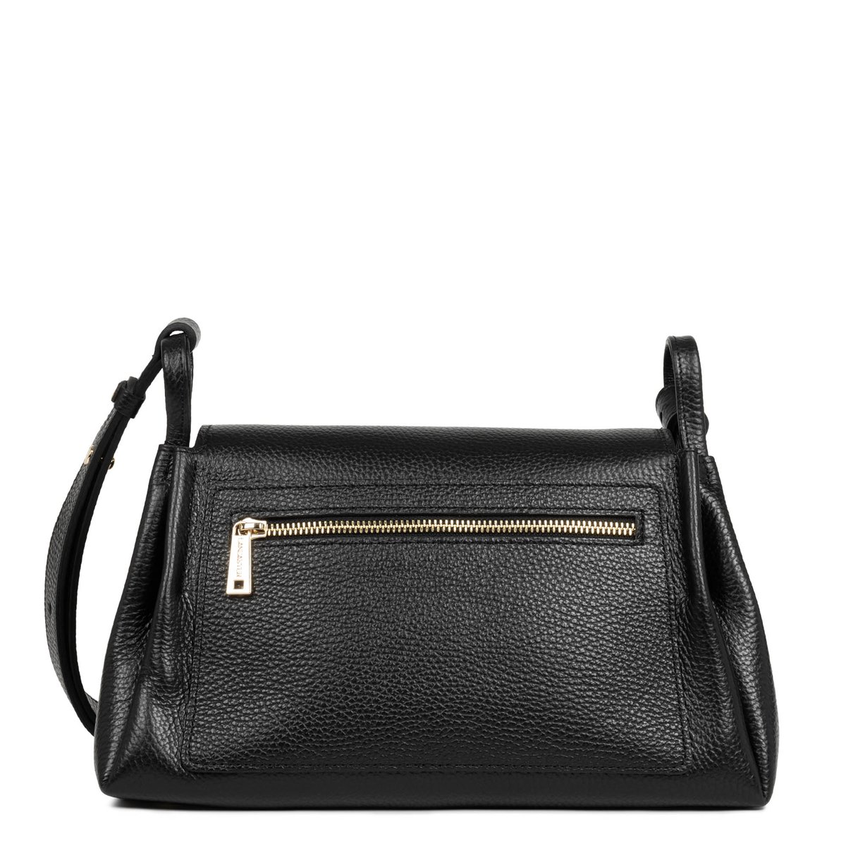 Grand sac trotteur, Made in France ACCORDÉON DOUBLE noir - in - nude, LANCASTER