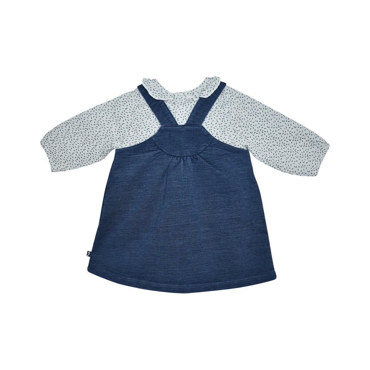Chemisier robe bandeau mae molleton bleu, SUCRE D'ORGE
