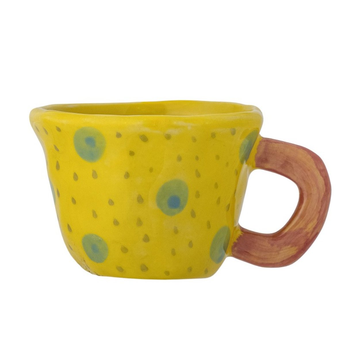 Petite tasse grès peint NINI jaune, BLOOMINGVILLE