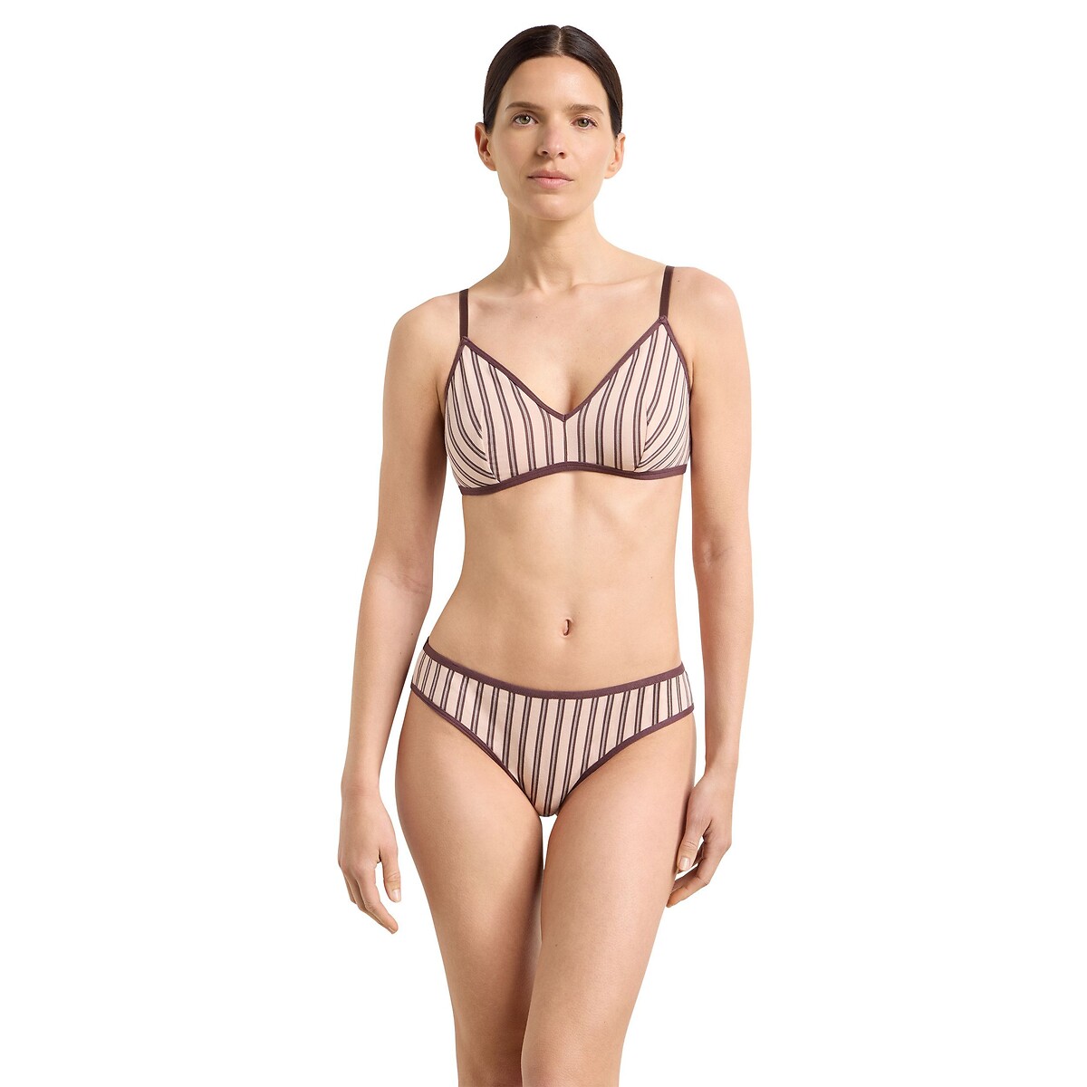 Tanga DIM x Inès de la Fressange rozebruin, DIM