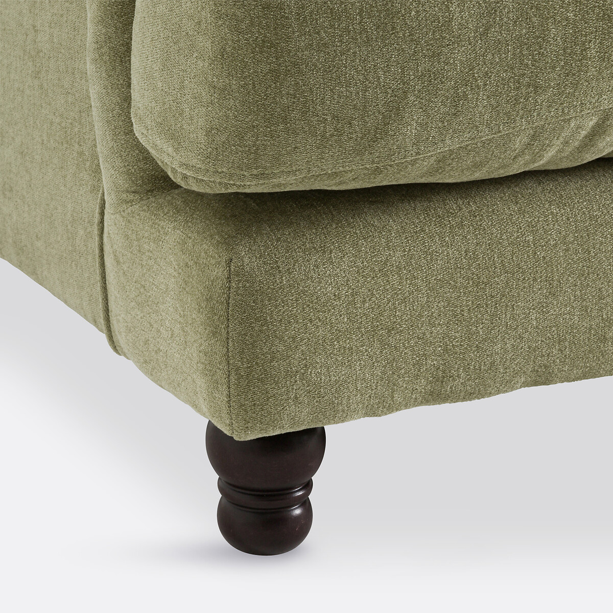 Fauteuil polyester chiné, NOON vert eucalyptus, LA REDOUTE INTERIEURS