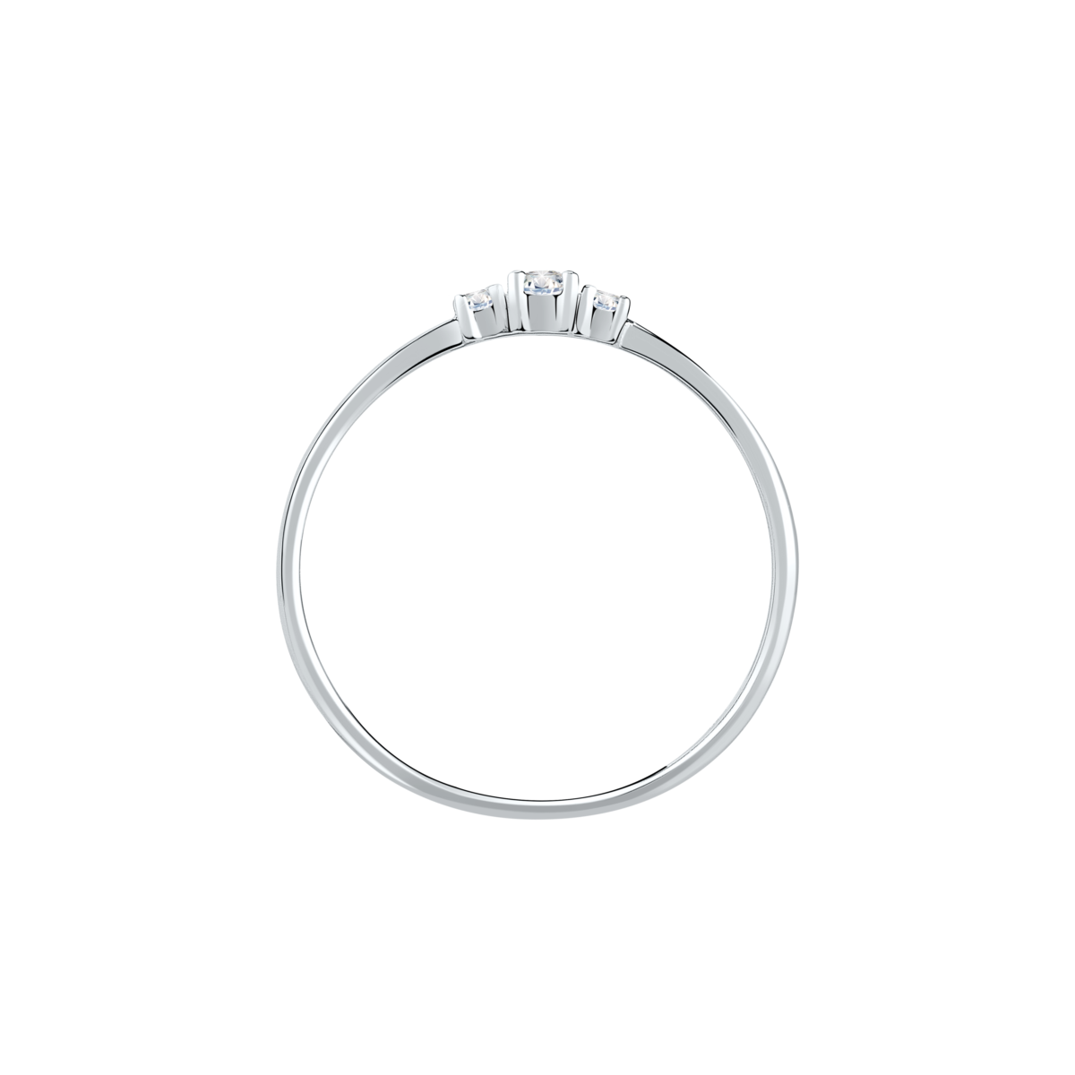 Bague en or blanc 375 B-CLASSIC argent, BLUESPIRIT