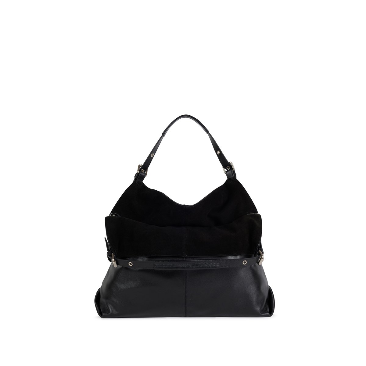 Sac à main en cuir ATHENA noir, NAT & NIN