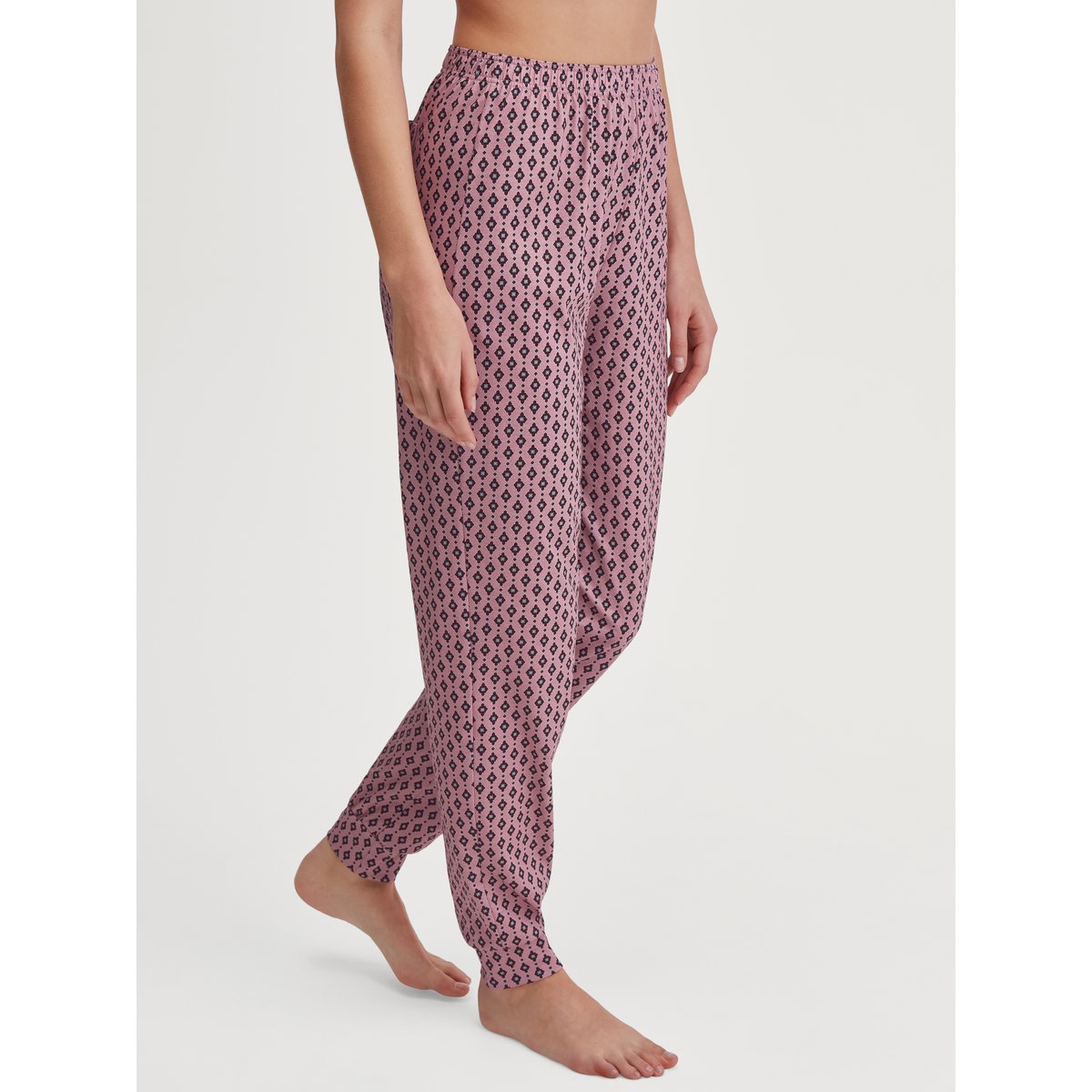Bas de pyjama avec poignets Coton FAVOURITES BOTANIC lilas, CALIDA