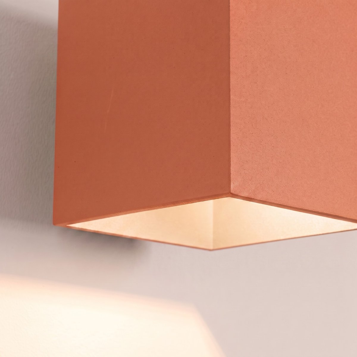 Applique murale Aluminium Ocre Rouge G9 1 Quad ocre rouge, EDEN