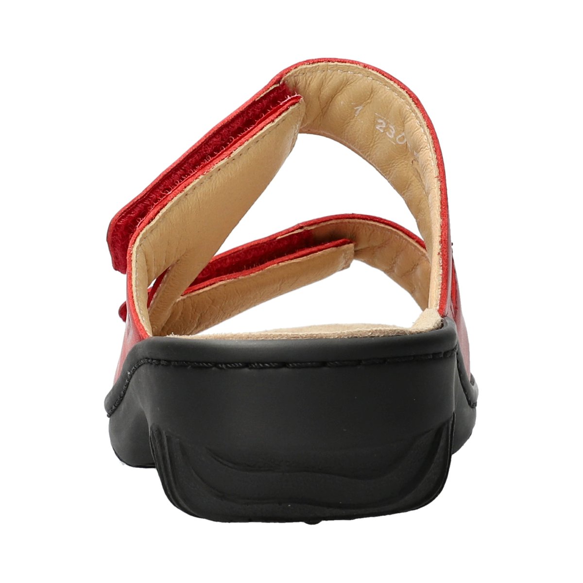Sandales en cuir GEVA rouge ecarlate p5142758, MEPHISTO