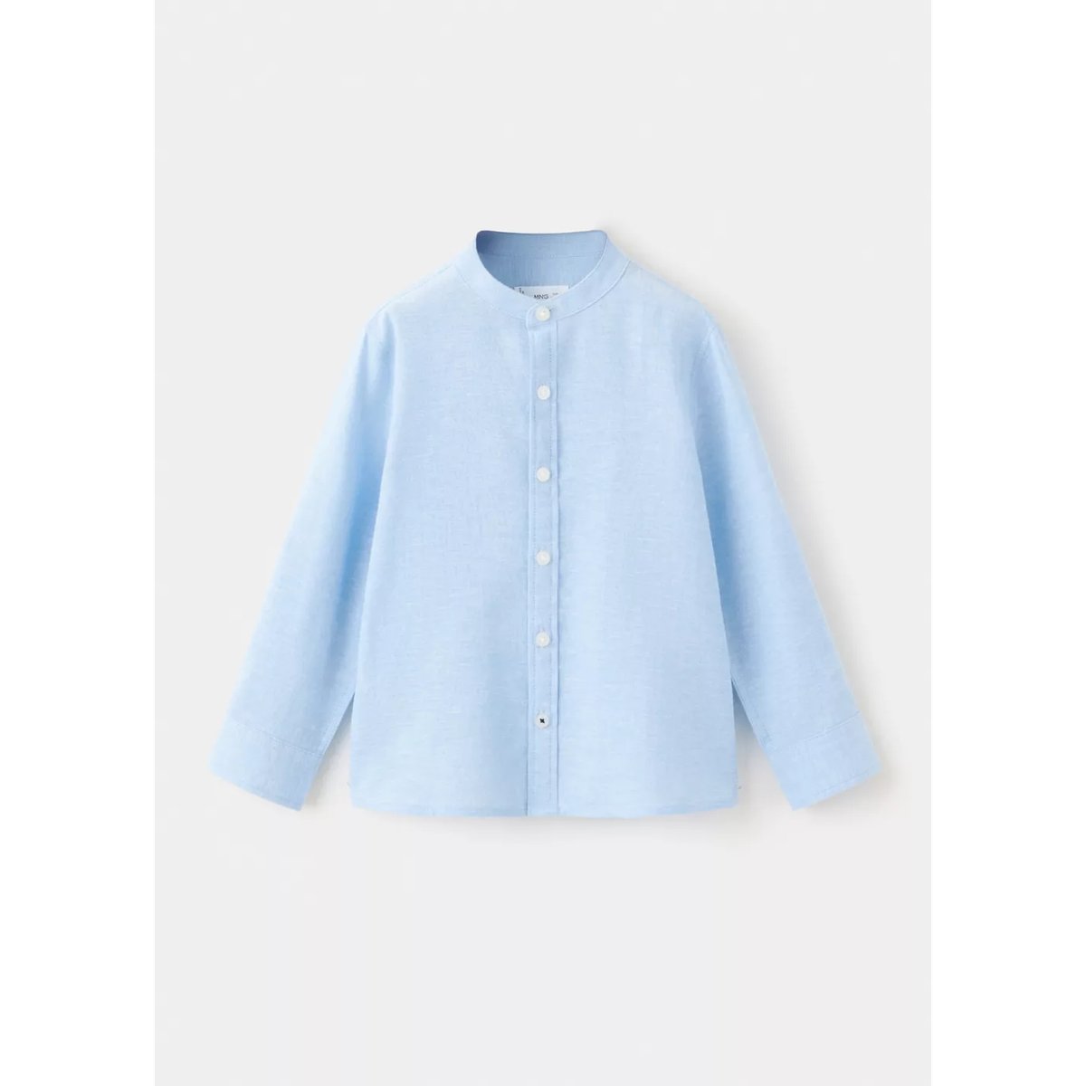 Chemise lin bleu ciel, MANGO BABY