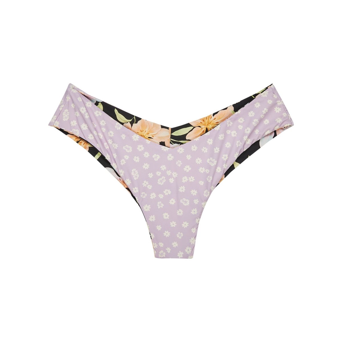 Bas de bikini couvrance échancrée TWIN SOL REV FIJI multi multi, BILLABONG