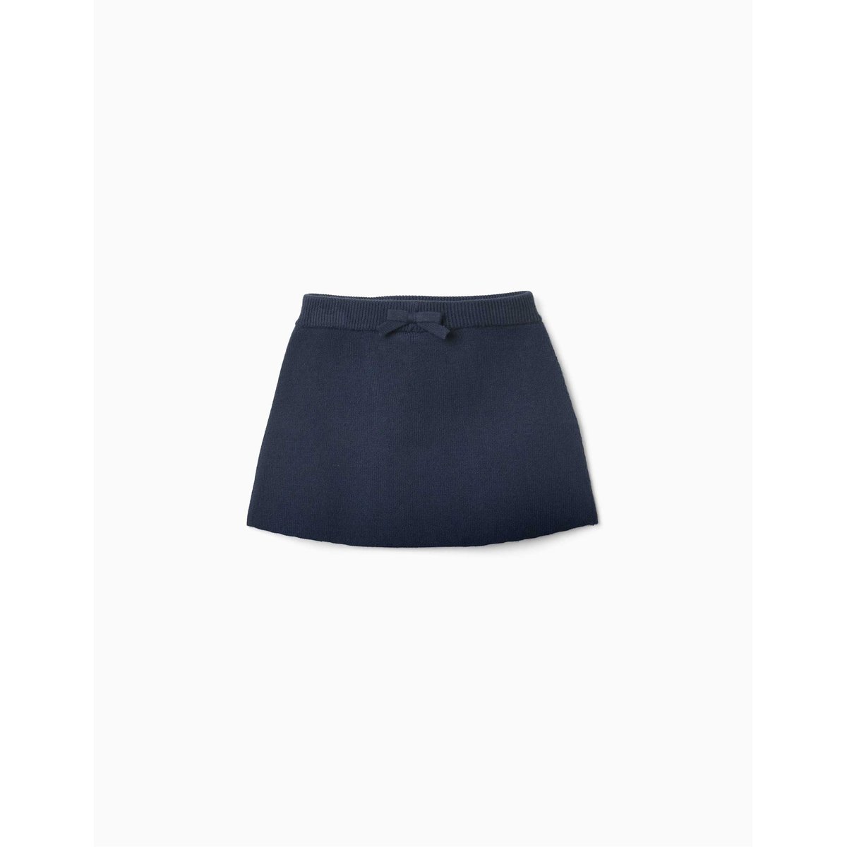Jupe en maille avec nœud décoratif bleu foncé, ZIPPY