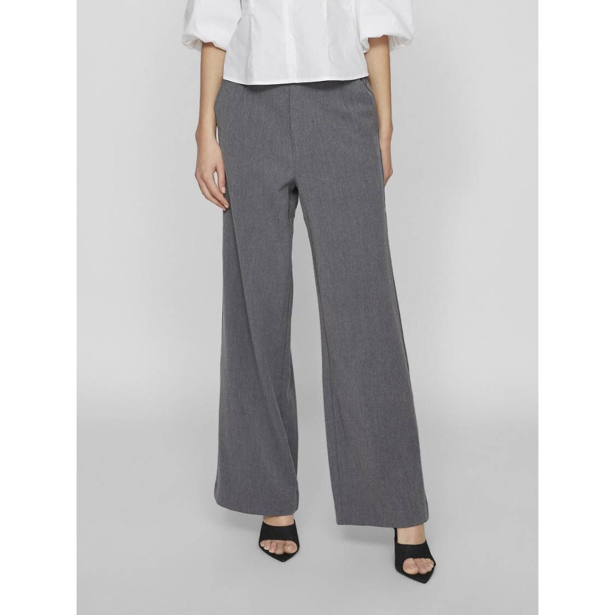 Wide Leg Trousers with High Waist 90006307, VILA