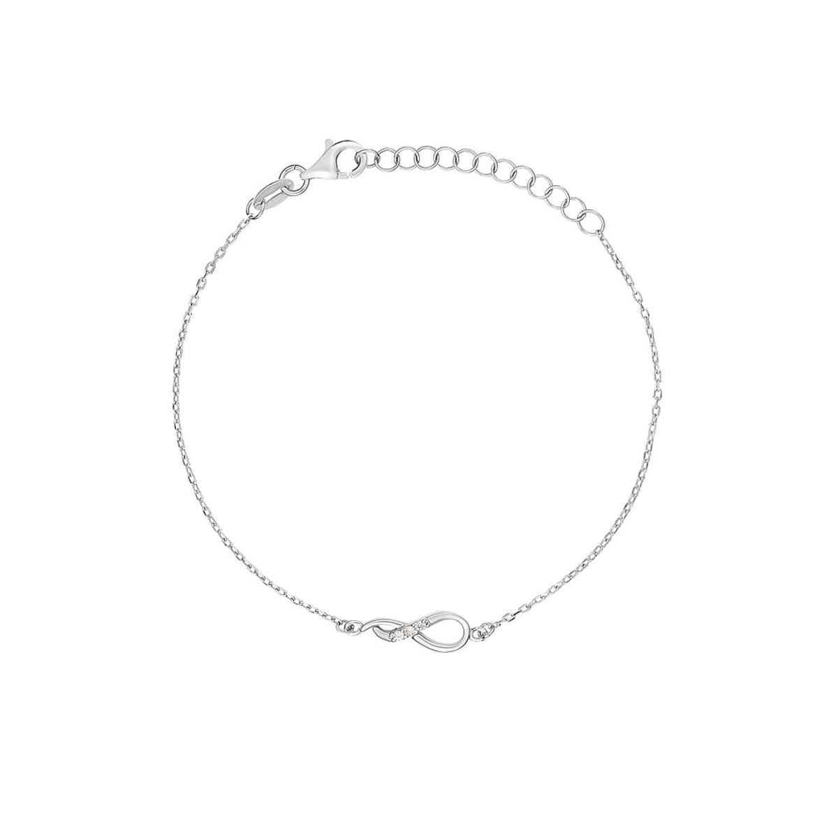Bracelets en Oxyde De Zirconium/argent et Oxyde de zirconium argent, CLEOR