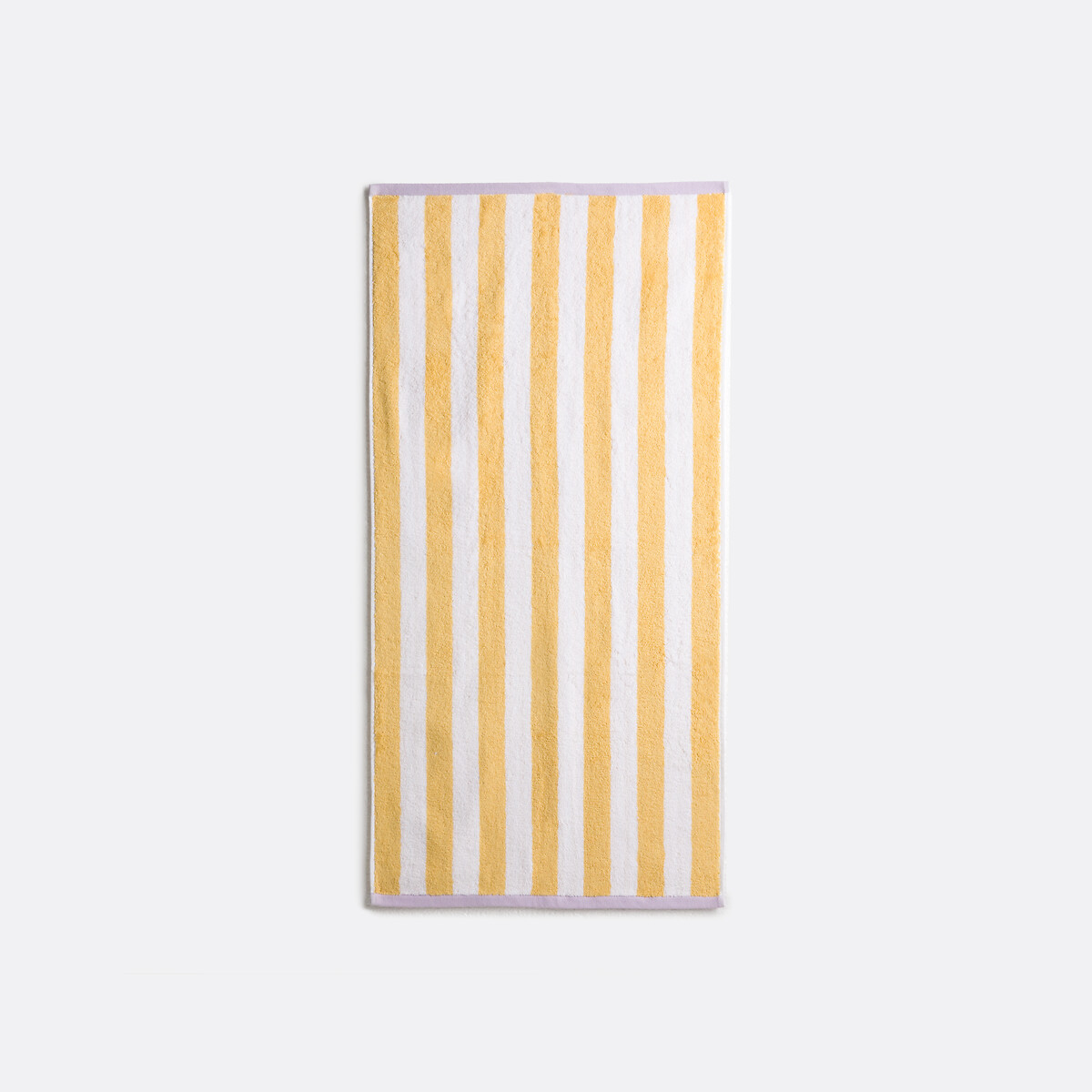 Handtuch Dani, Frottee (500 g/m²) gelb/weiss, LA REDOUTE INTERIEURS