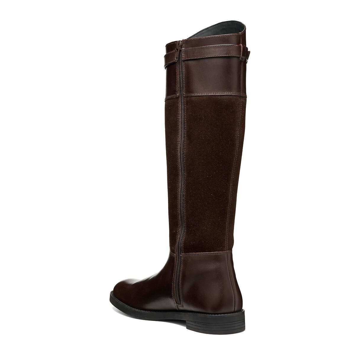 Esmeena Leather Riding Boots dark brown, GEOX