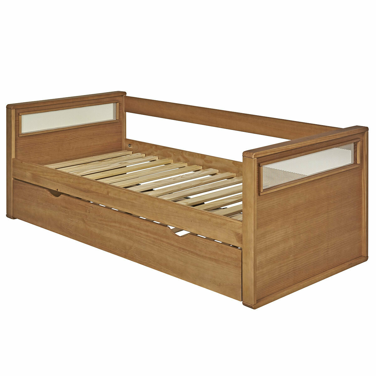 Lit banquette gigogne Bois massif COBI bois, AKITEN RETAIL