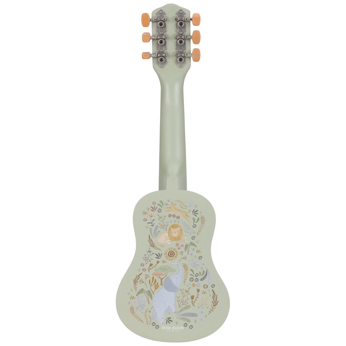 Guitare vert,bois, LITTLE DUTCH