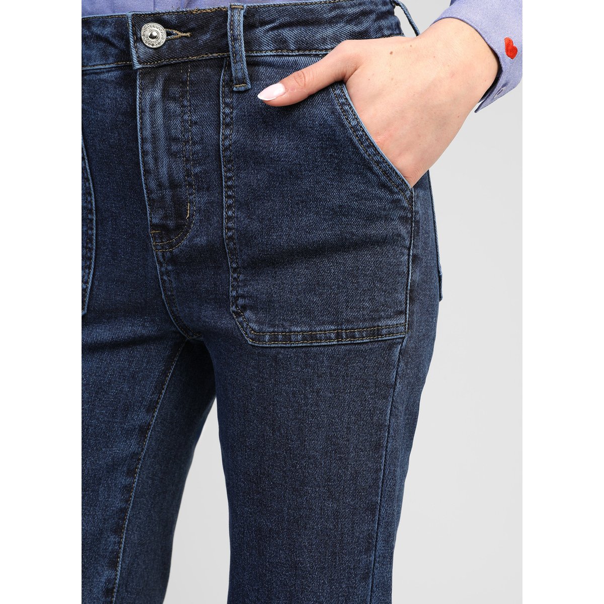 Pantalon Parmy STONE bleu stone, AN'GE