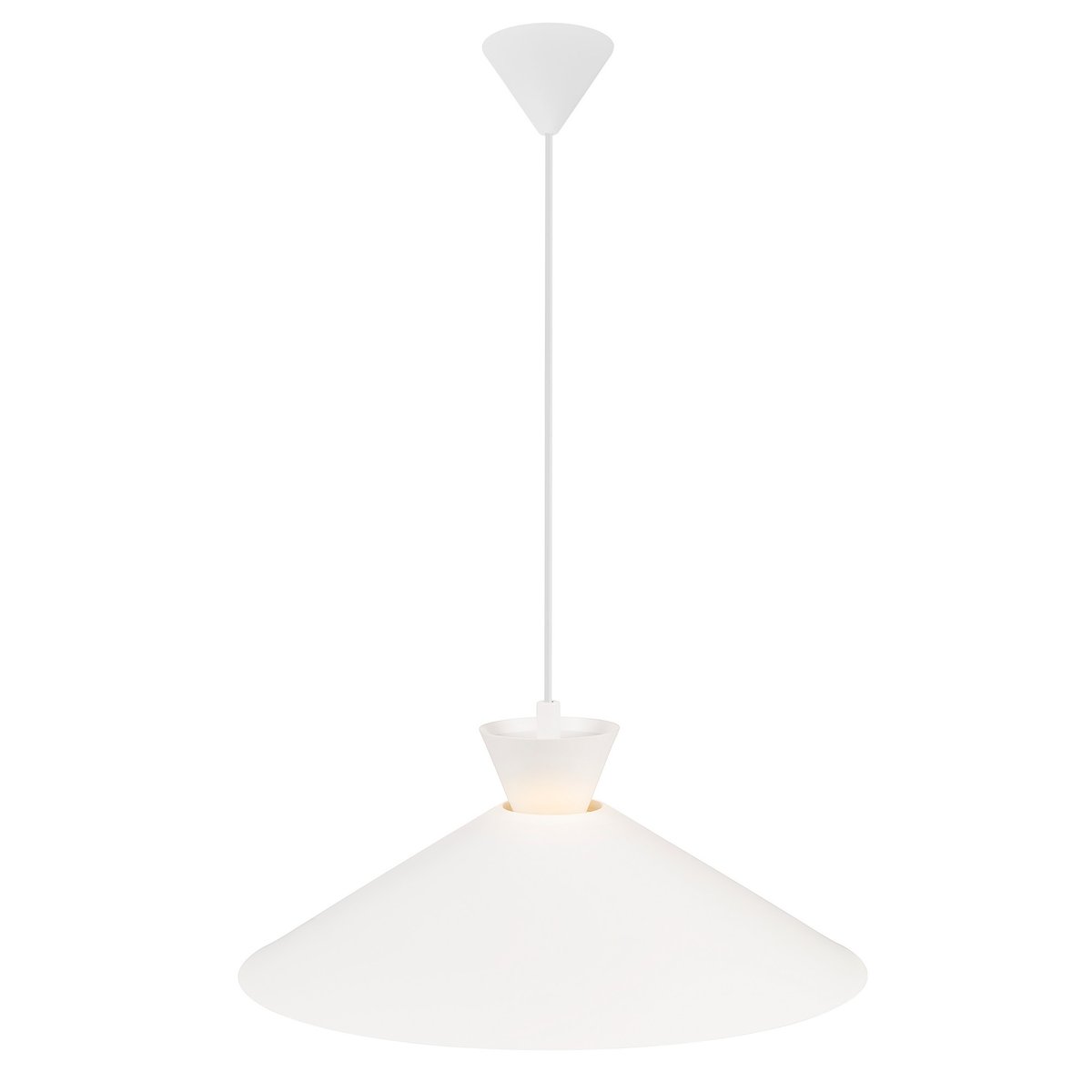 Suspension effet de lumière vertical décoratif en métal, DIAL blanc, NORDLUX