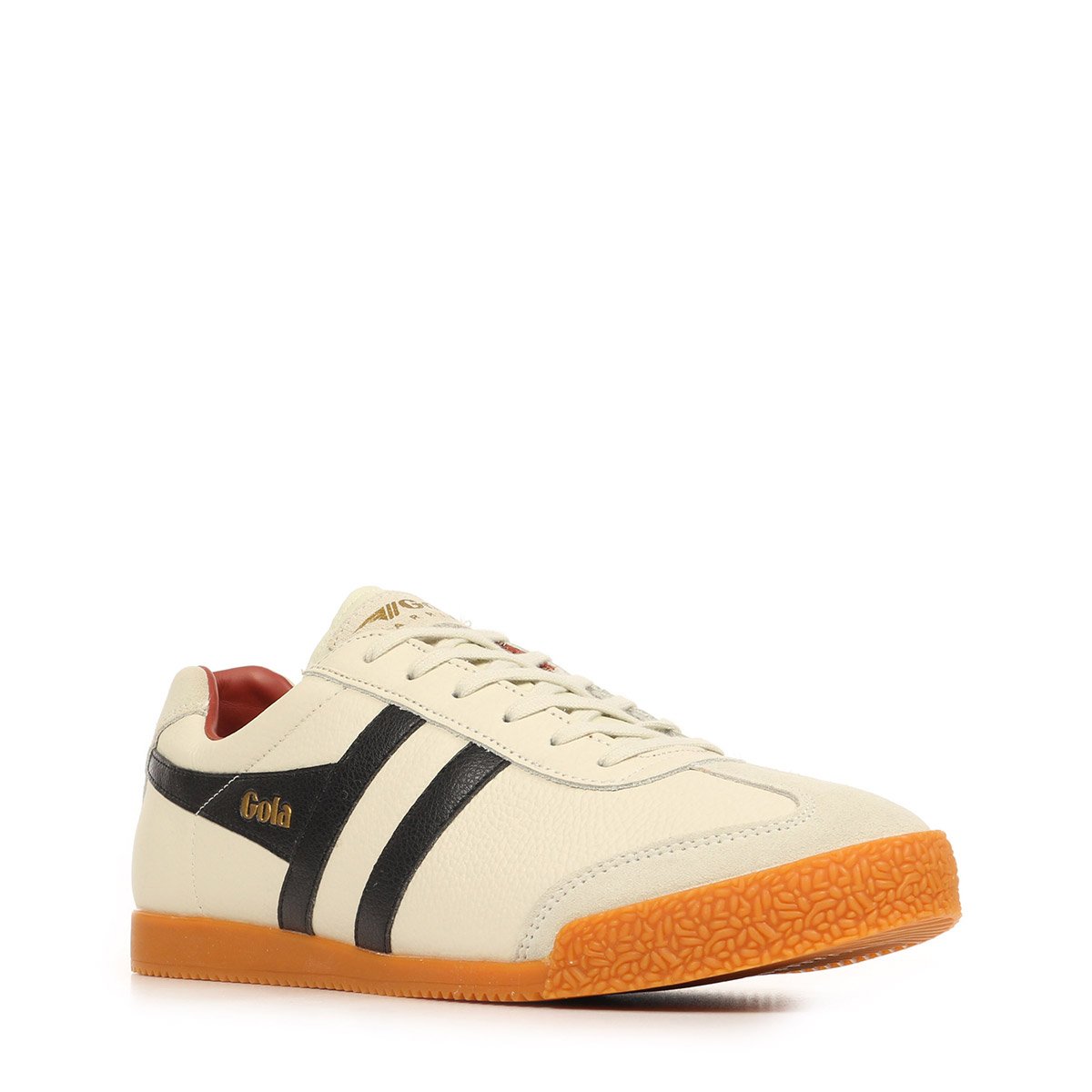 Baskets HARRIER LEATHER off white black rust, GOLA