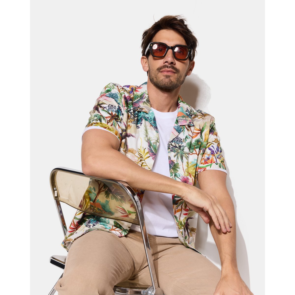 Chemise en coton DIVINO blanc, CHEVIGNON